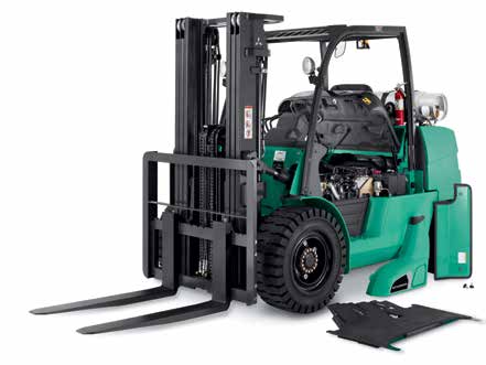 MISSAN フォークリフト コンパクト FHシリーズ（最大荷重6.0t～8.0t） - エンジンフォークリフト｜商品