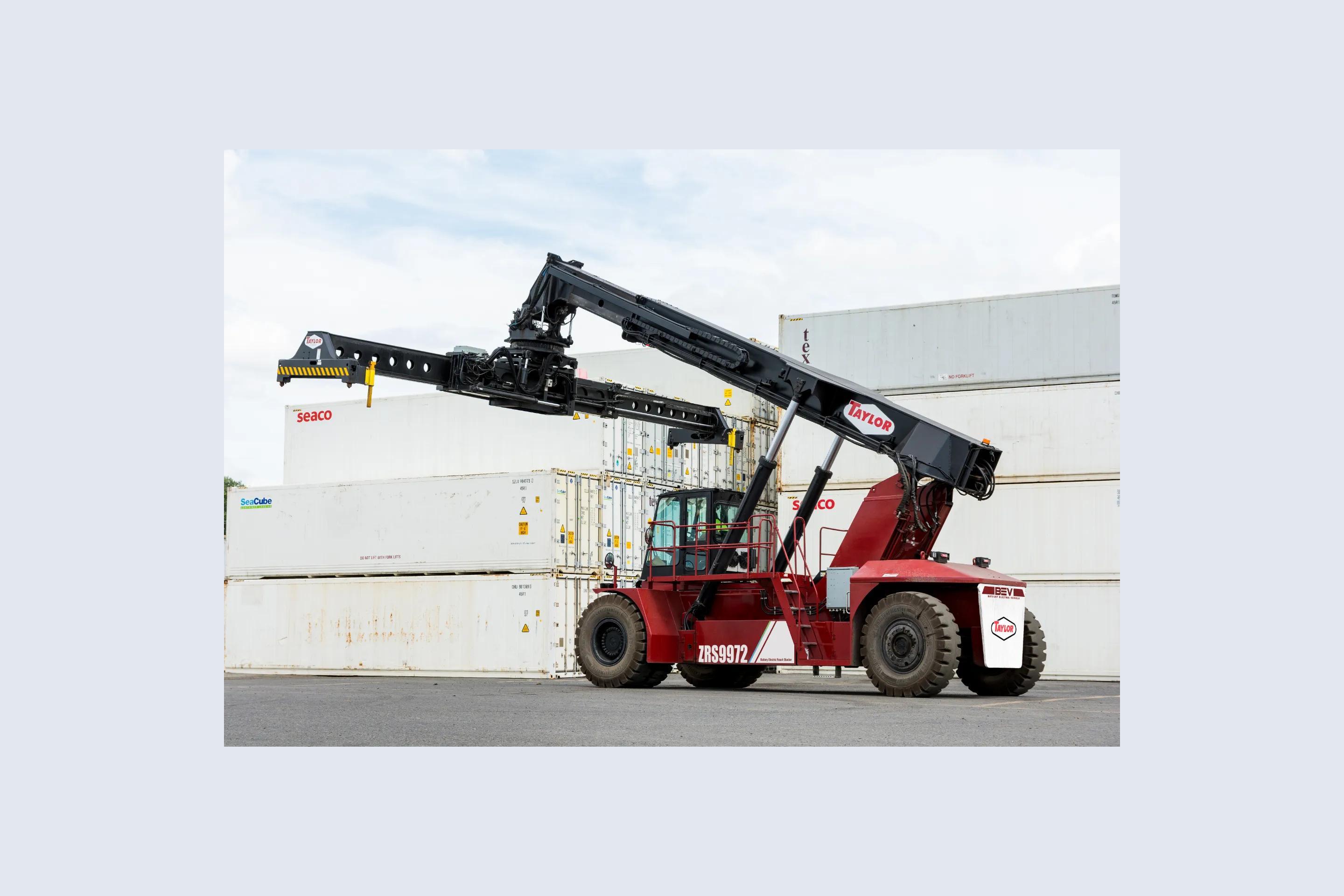 Taylor ZRS-9972 Container Handler: Specs Manuals