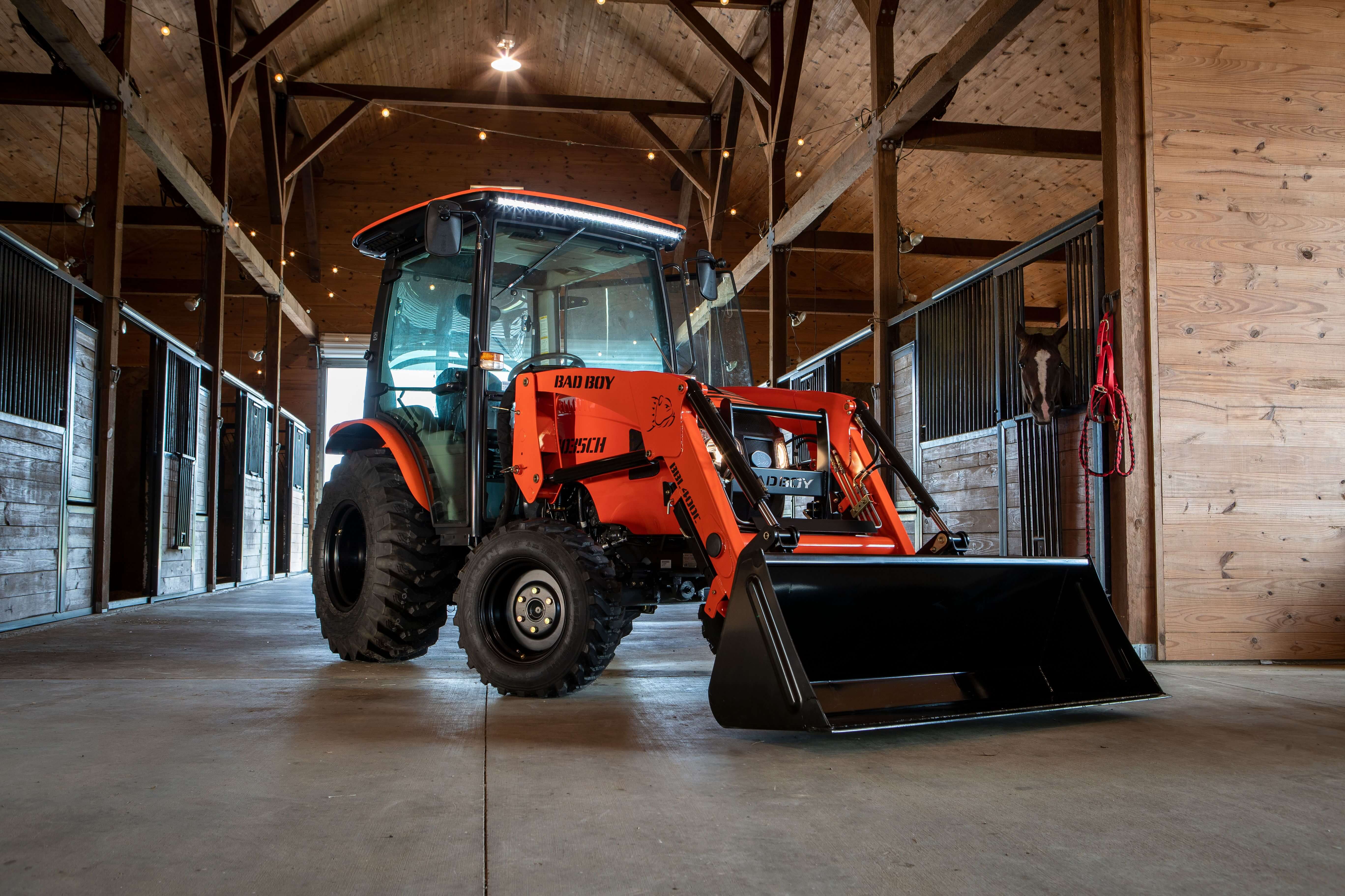 Bad Boy 4035 Cab Mid-Size Tractor: Attachments, Specs